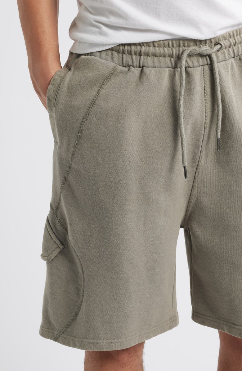 Alpha Industries French Terry Cargo Shorts, Alternate, color,