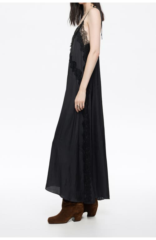 Bimba Y Lola Fluid Lace Dress In Blue