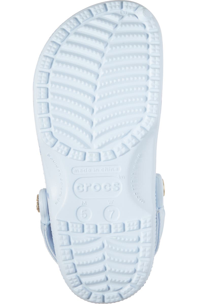 CROCS x LoveShackFancy Floral Classic Clog, Alternate, color, Mineral Blue