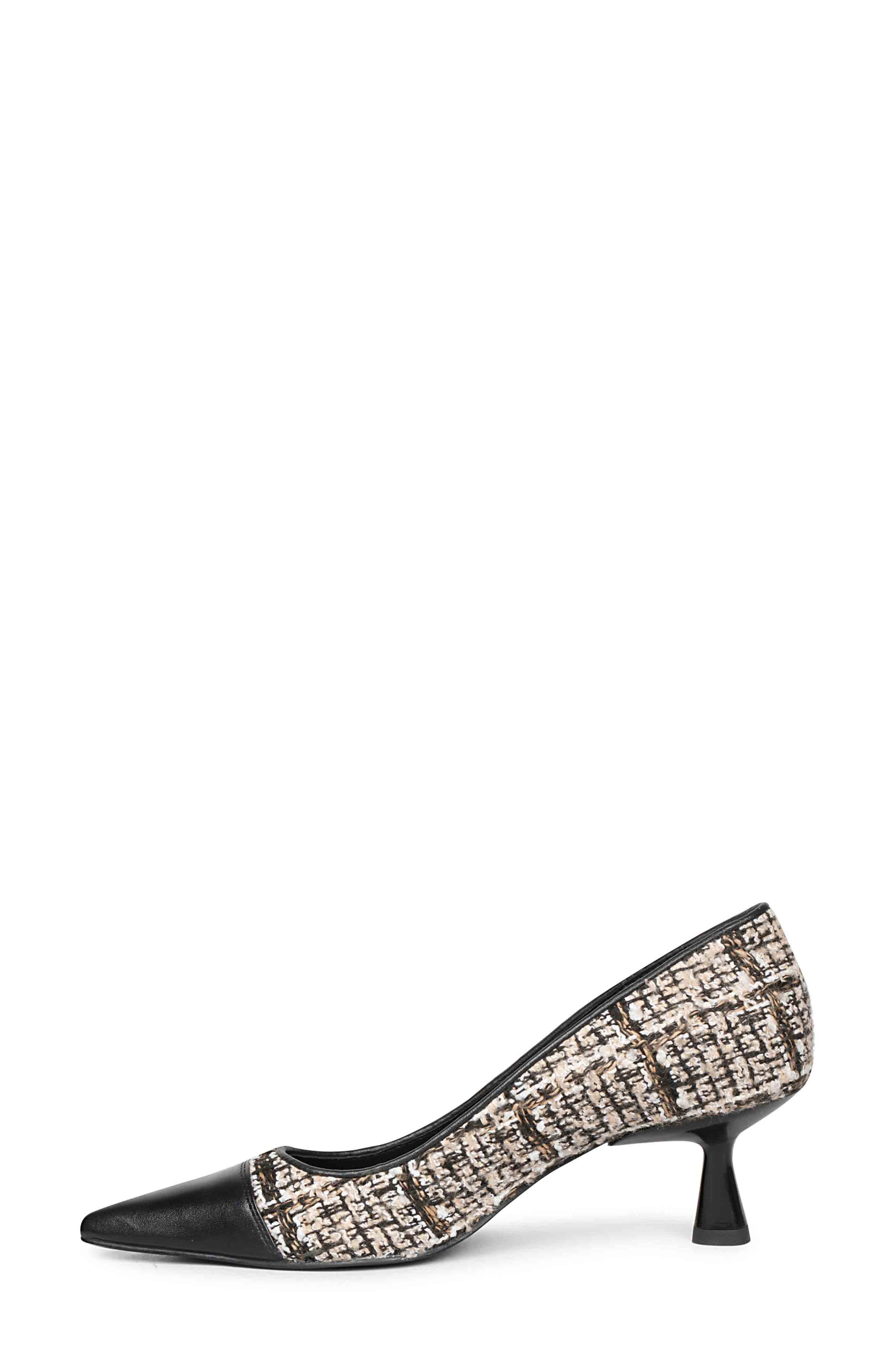 SAINT G Bourbon Pointed Cap Toe Pump, Alternate, color, Beige