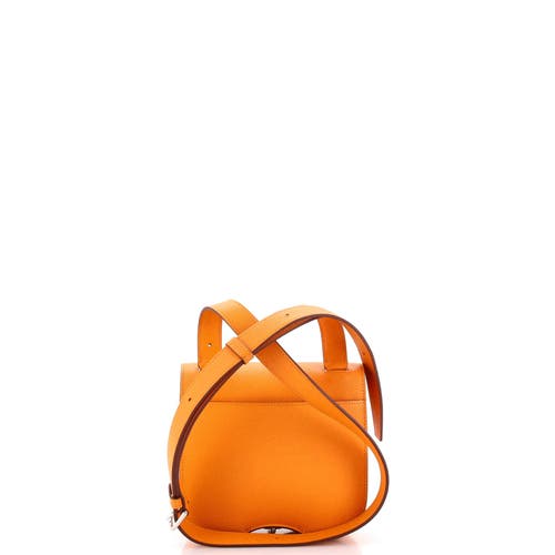 Pre-owned Hermes  Hermes Della Cavalleria Shoulder Bag Epsom Mini In Orange