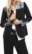 Desigual Mixed Media Blazer