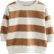 NEXT Kids' Stripe Cotton Sweatshirt