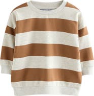 NEXT Kids' Stripe Cotton Sweatshirt