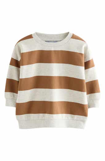NEXT Kids' Stripe Cotton Sweatshirt