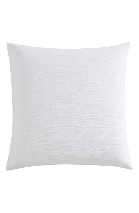 Solid Textured Pleat Euro Sham Set