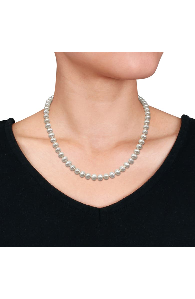 Julianna B. 2-Piece Set Cultured Pearl Necklace 
Earrings 10K, Alternate, color, 