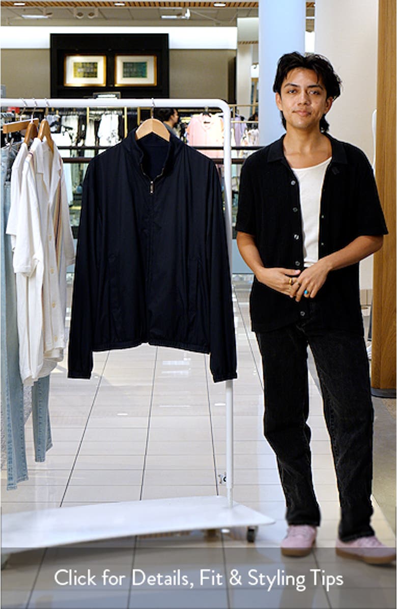 Reversible Soft Touch Blouson Jacket, sales video thumbnail