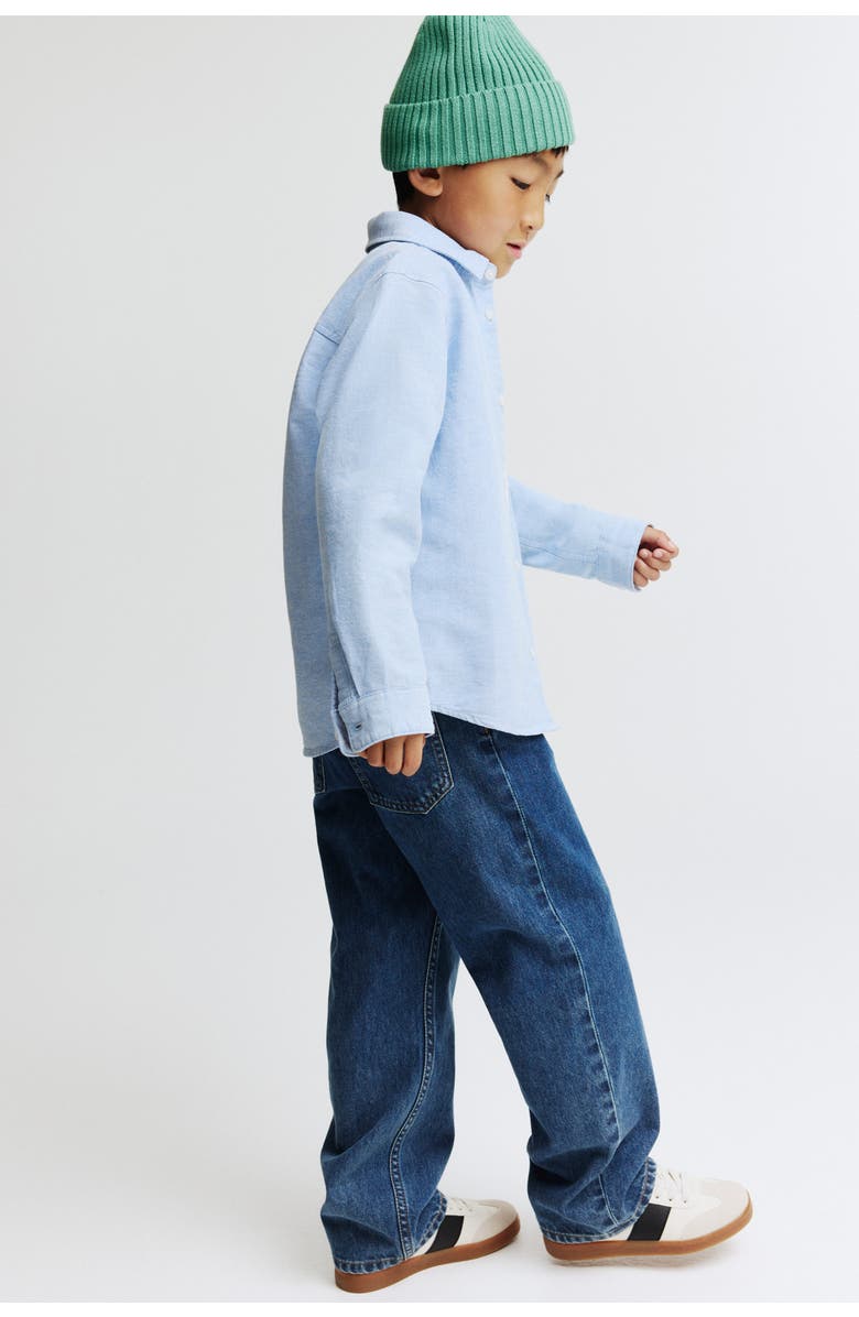 H&M Loose Fit Jeans, Alternate, color, Denim Blue