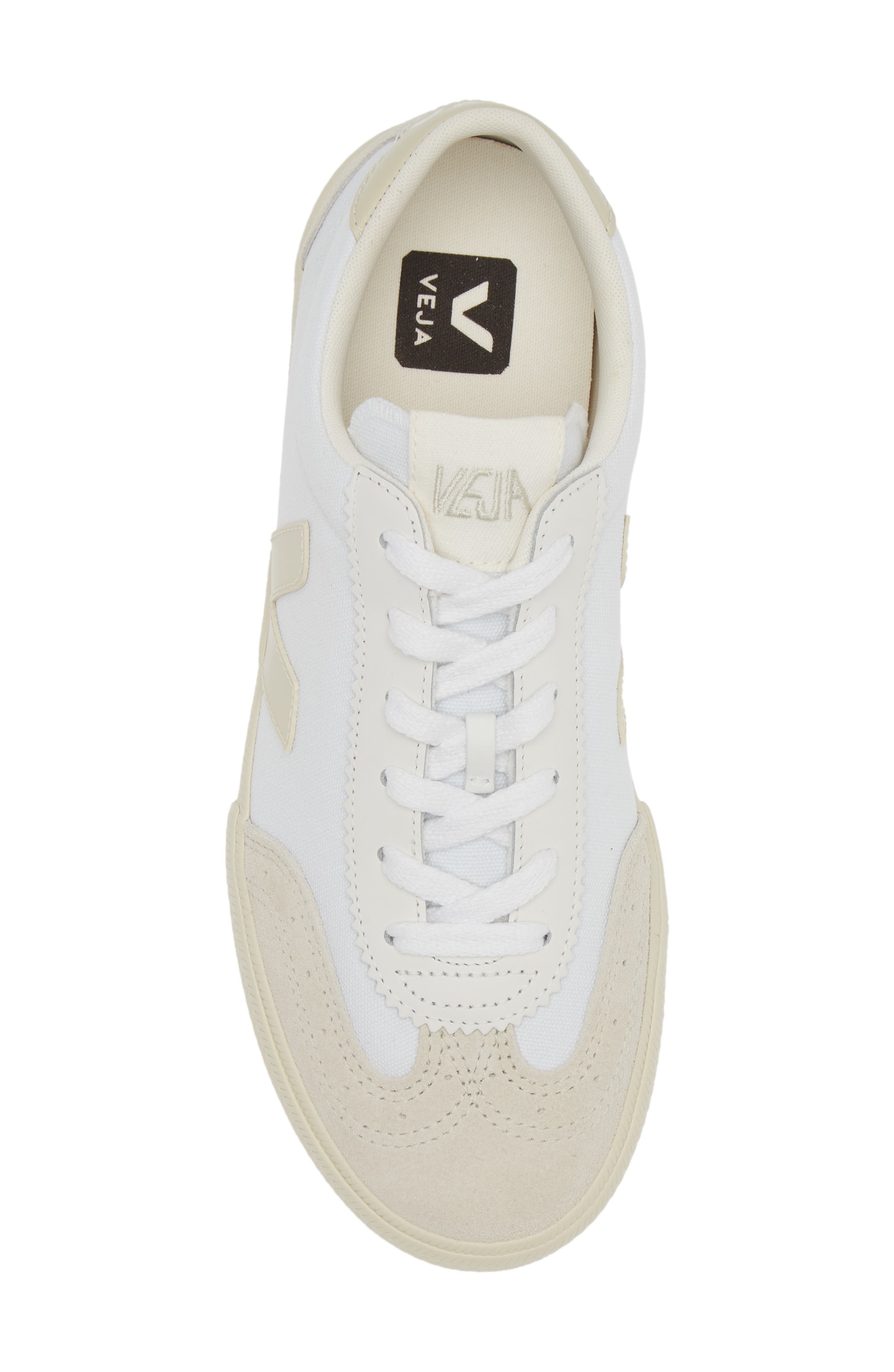 Volley Canvas Sneaker, Alternate, color, WHITE PIERRE