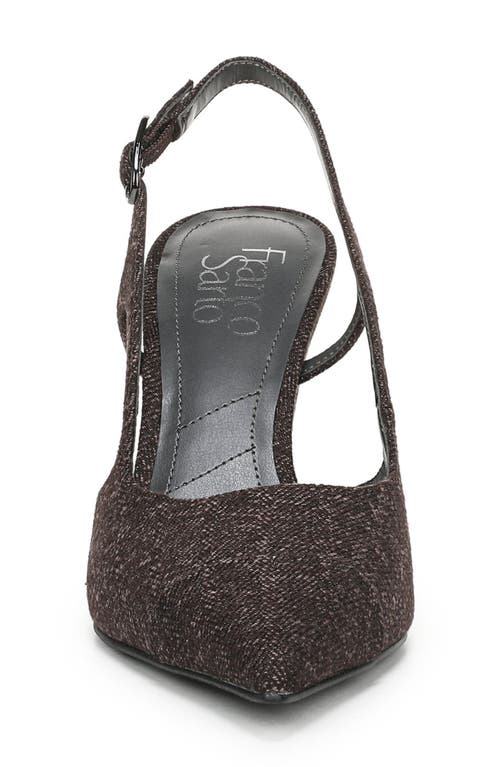 Franco Sarto Sabrina Slingback Pump In Brown