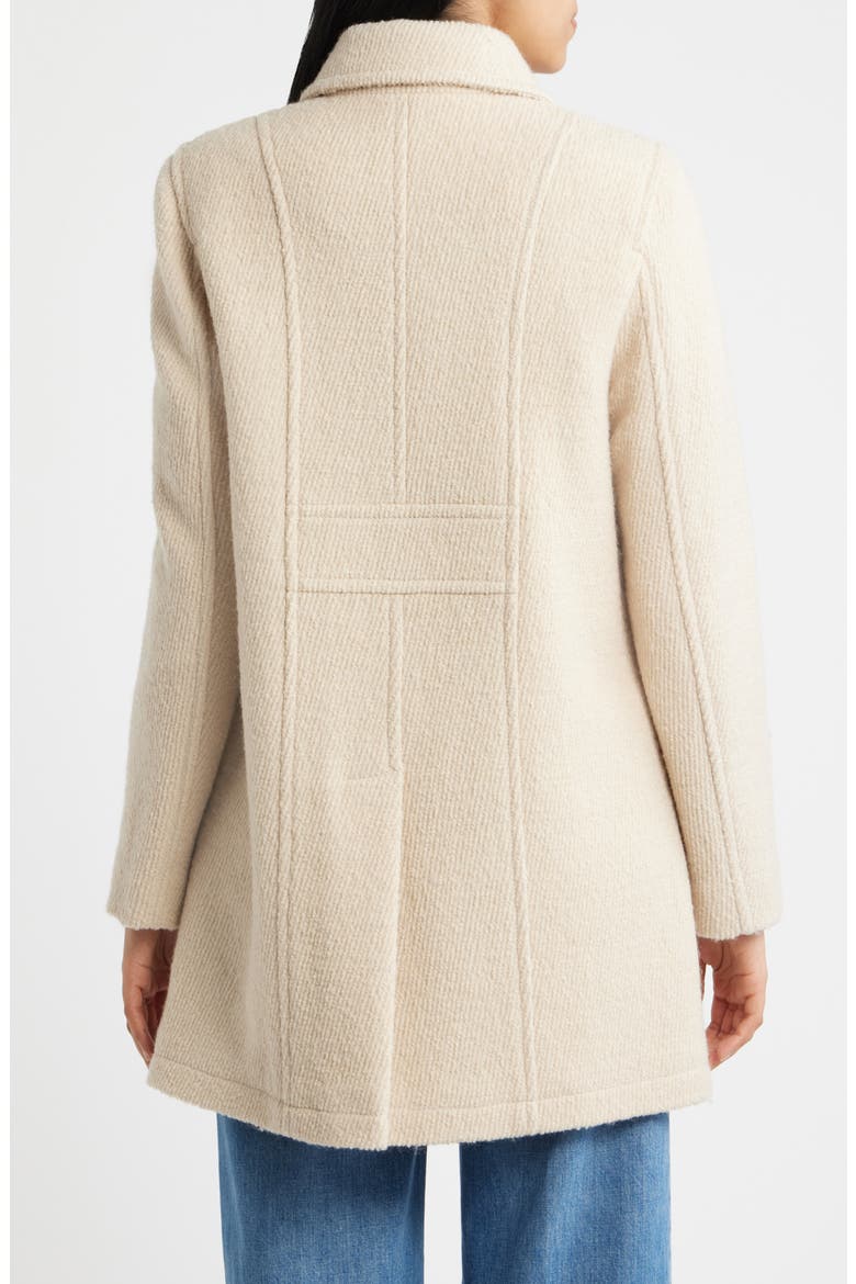 Crested Button Coat, Alternate, color, BIRCH