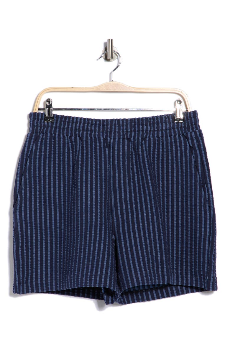 Yarn Dyed Jacquard Shorts, Alternate, color, MARINE NAVY/ DUSK BLUE