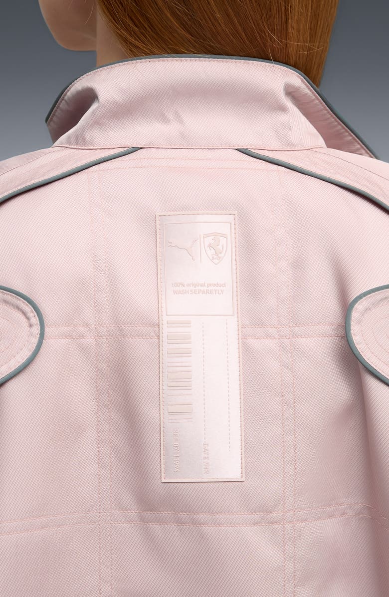 PUMA Ferrari Premium Racing Jacket, Alternate, color, Mauve Mist