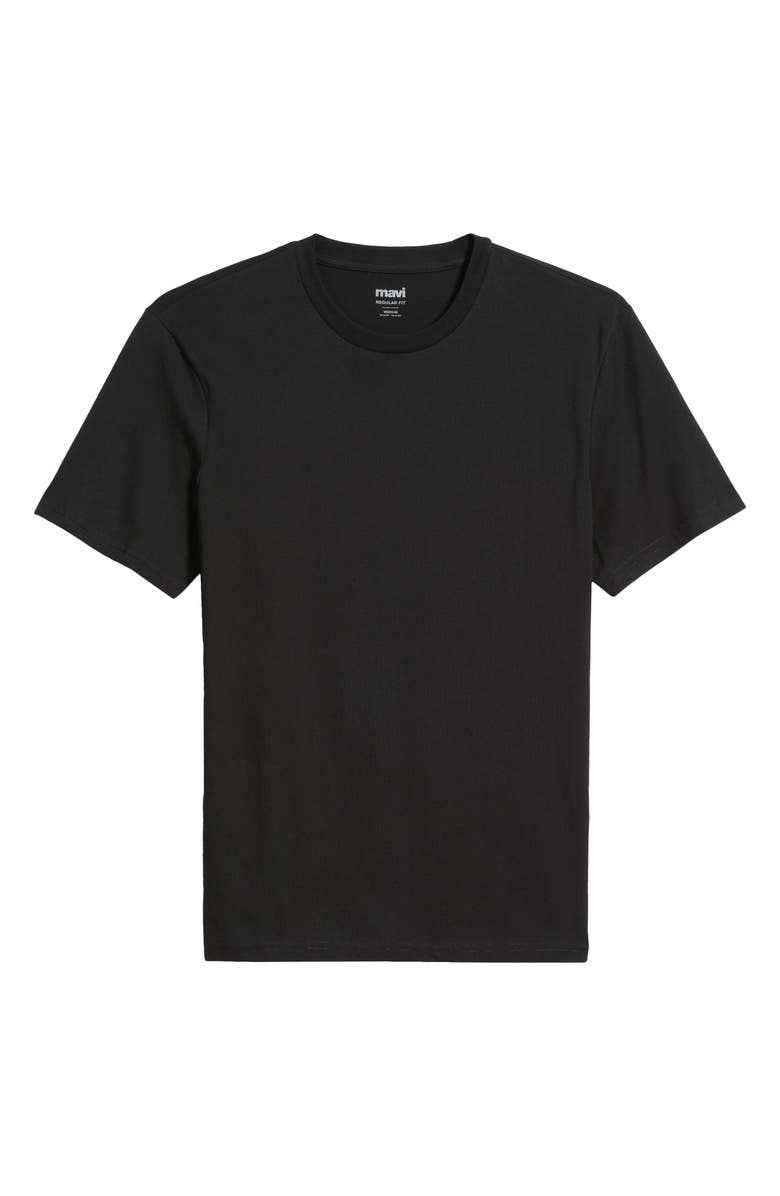 Mavi Jeans Cotton T-Shirt, Alternate, color, Black