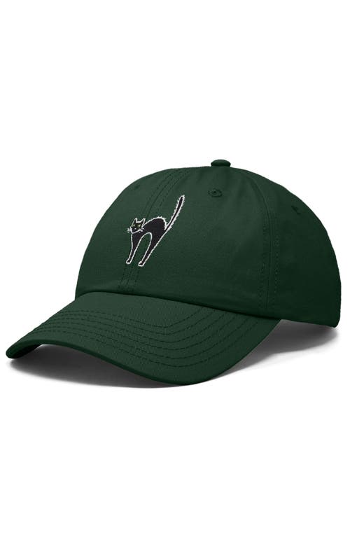 DALIX DALIX BLACK CAT EMBROIDERED CASUAL HAT 