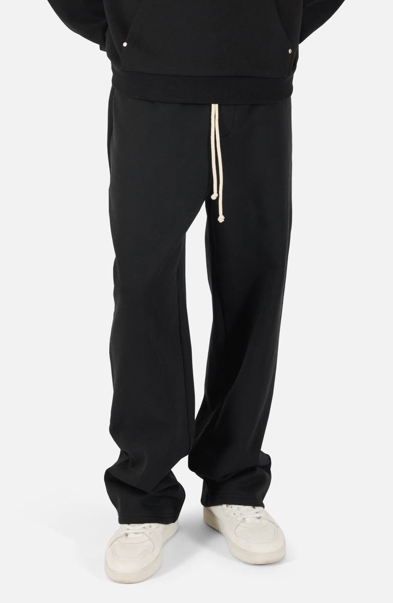 KROST Five Pocket Terry Cloth Sweatpants, Main, color, Black