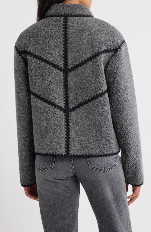 Ugg(r) Ellison Whipstitch Detail Jacket In Gray