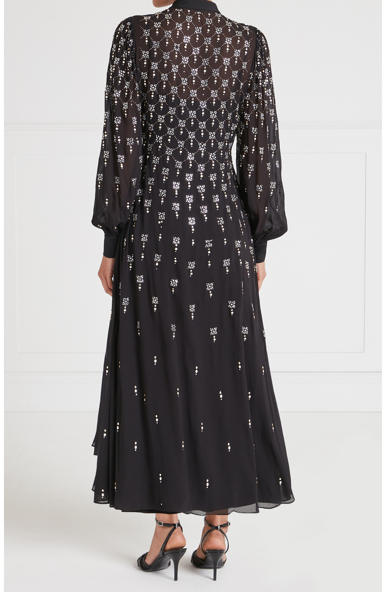 Temperley London Gallantry Gown, Alternate, color, Black