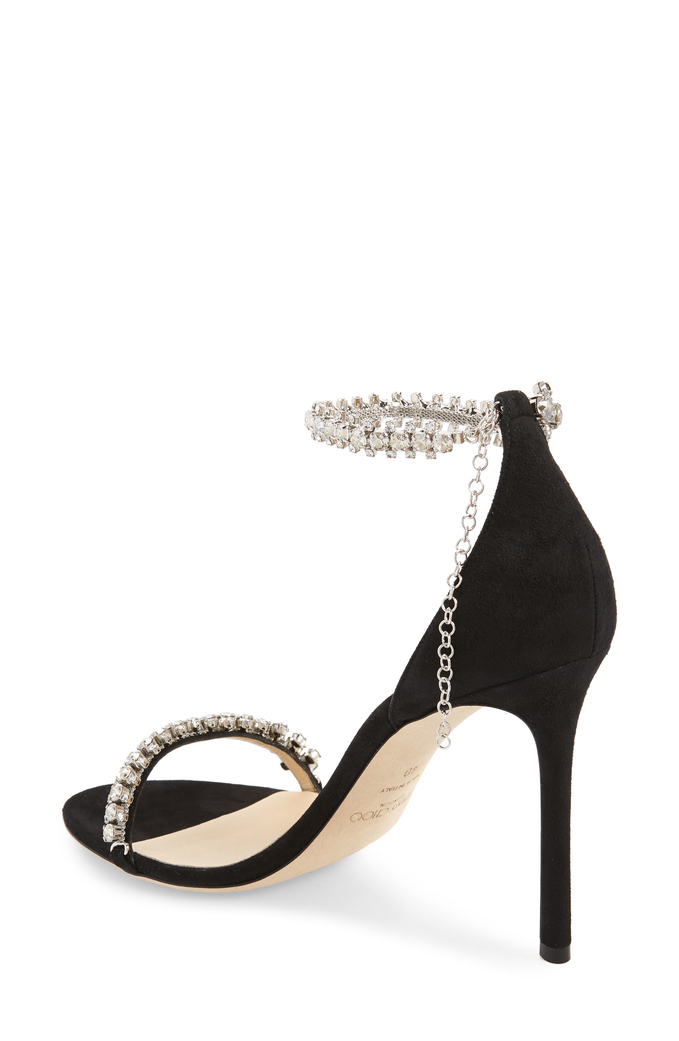 Jimmy Choo Shiloh Jewel Embellished Sandal, Alternate, color, 