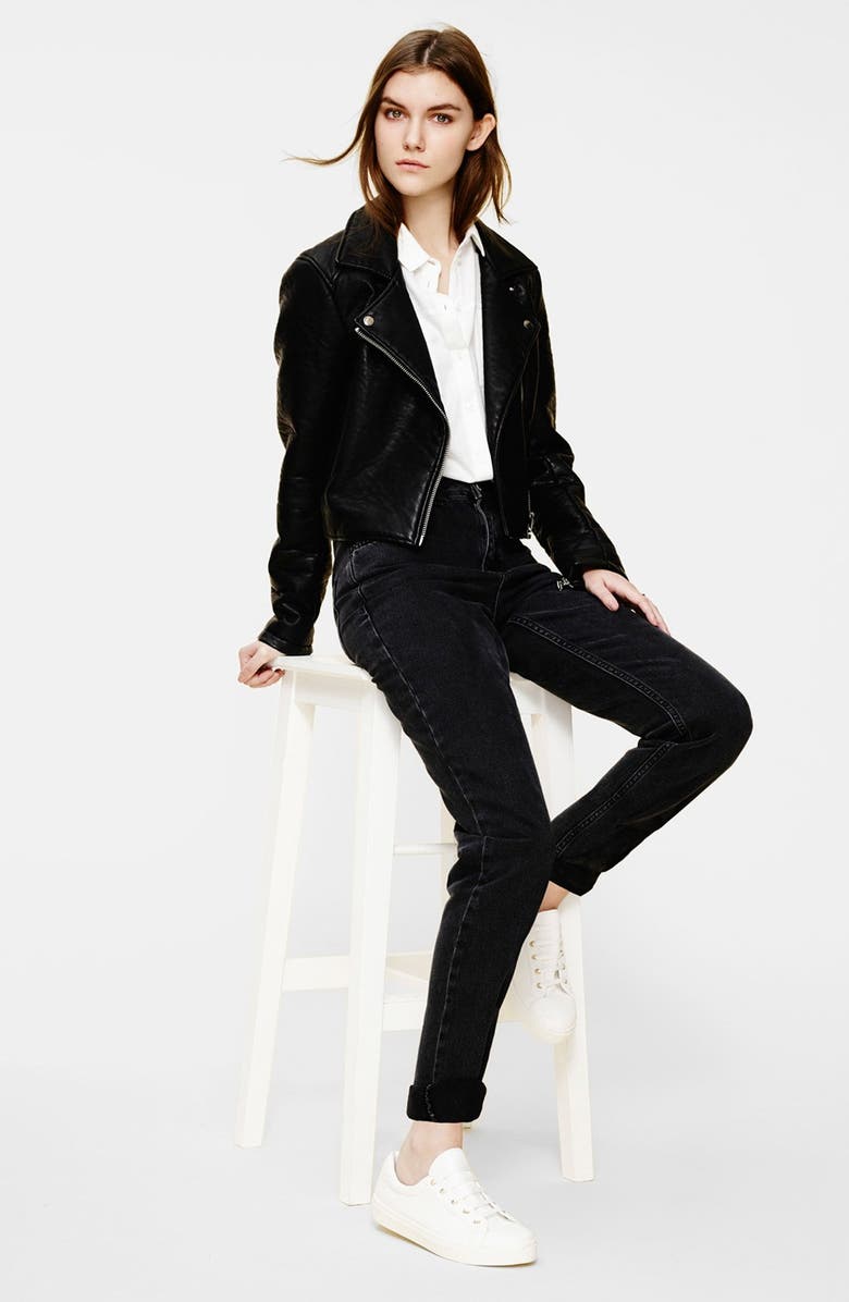 Topshop Moto 'Joni' High Rise Skinny Jeans, Alternate, color,