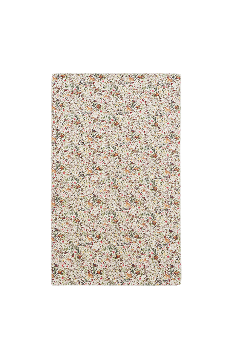 Garden Floral Lightweight Long Scarf, Alternate, color, Light Beige