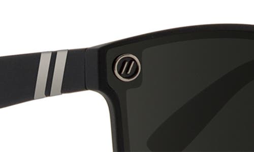 Blenders Eyewear Millenia X2 138.5mm Polarized Square Sunglasses In Black