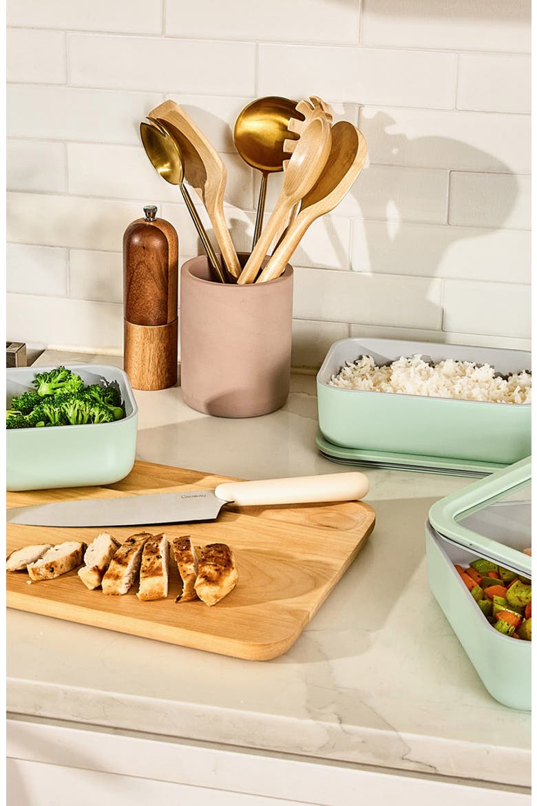 5-Piece Birch Kitchen Utensil Set, Alternate, color, BROWN