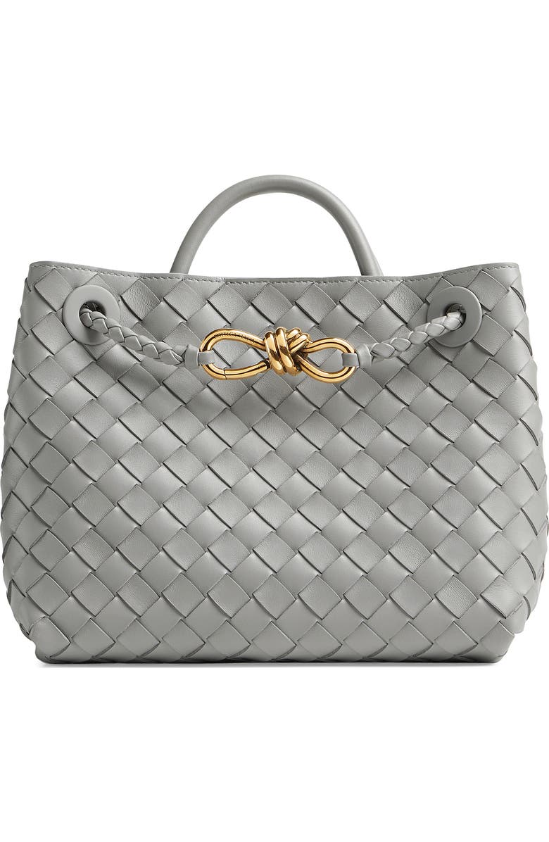 Bottega Veneta Small Andiamo Intrecciato Shoulder Bag, Main, color, 1505 Sterling-M B-Sterl