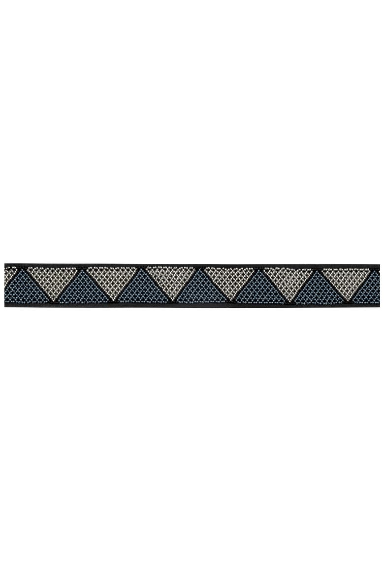 Beaded Leather Pet Leash, Alternate, color, SILVER CELESTIAL