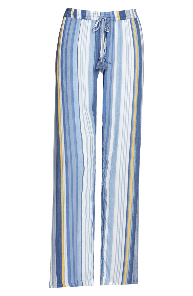 PJ Salvage Beach Blue Stripe Pajama Pants, Alternate, color, 