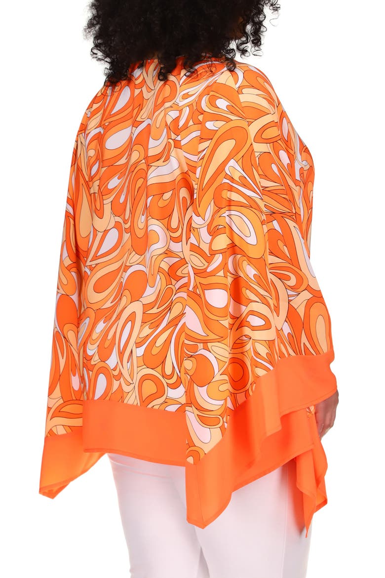 Super Groovy Handkerchief Top, Alternate, color, MANDARIN