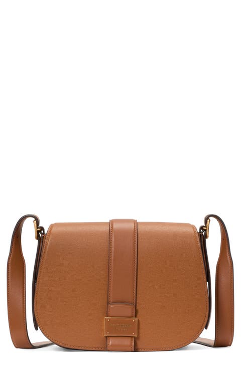 medium noveau textured leather crossbody bag