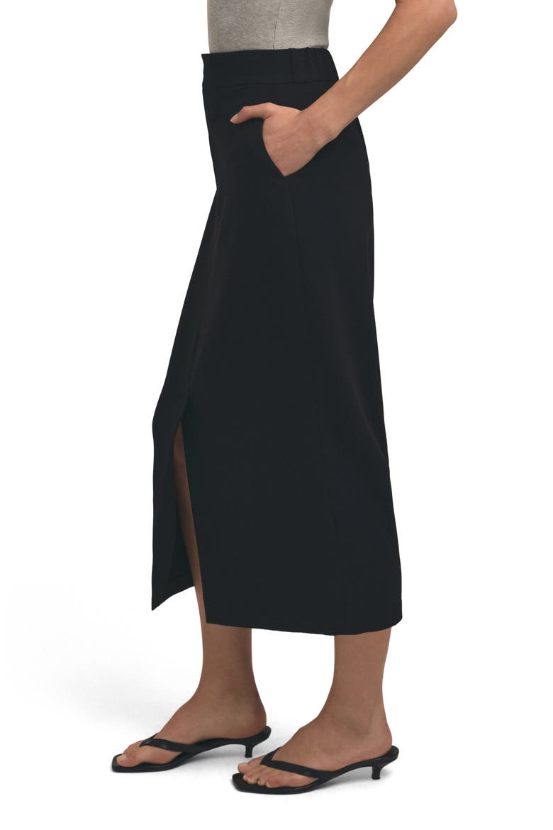 The Meyer Midi Skirt, Alternate, color, BLACK