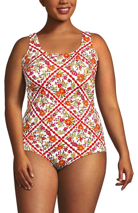 Tugless Low Leg One Piece Swimsuit