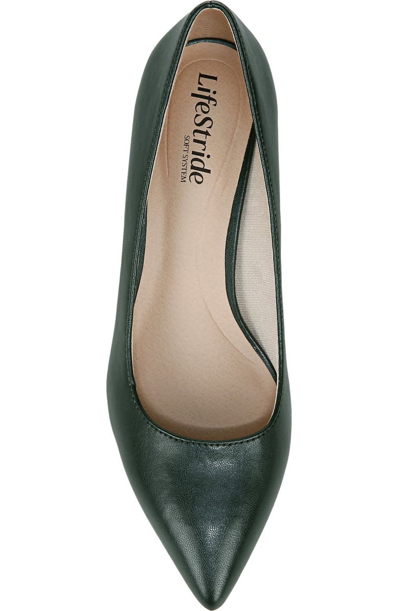 LifeStride Minx Pointed Toe Pump, Alternate, color, Green