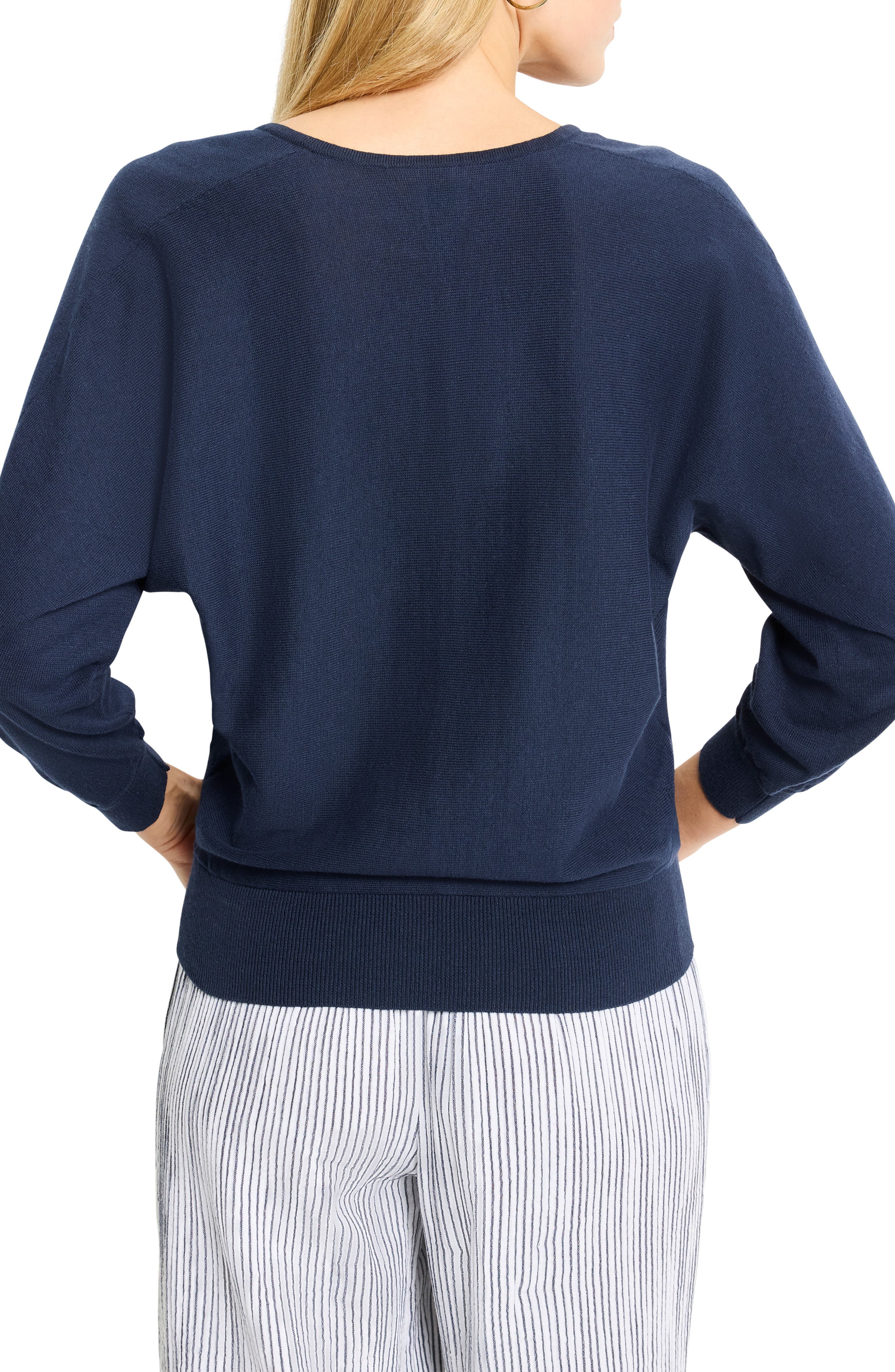 Easy Cotton V-Neck Sweater - image 4