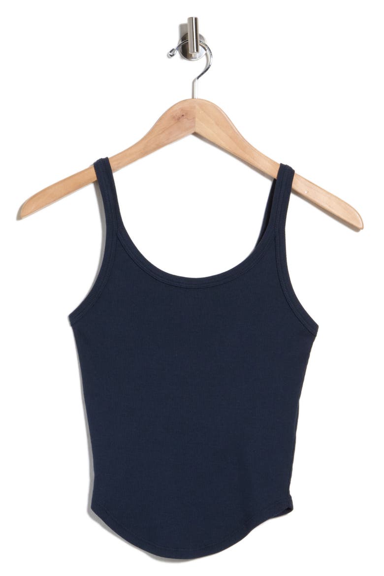 Rib Tank Top, Main, color, NOCTURNAL NAVY