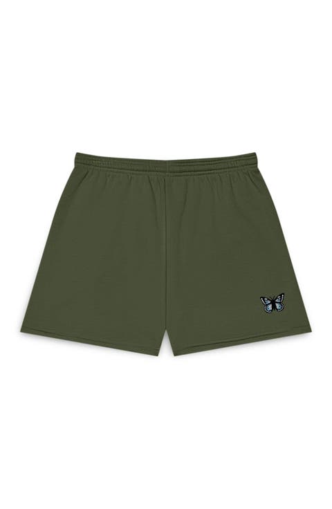 Womens Butterfly Jogger Sweatshort