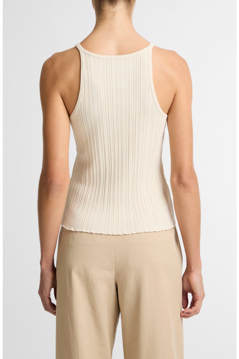 Variegated Rib Tank, Alternate, color, FLAX