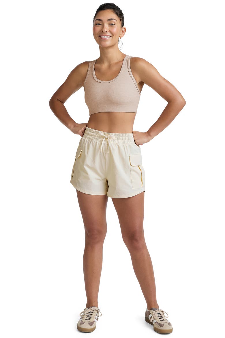 Peak 3-Inch Cargo Shorts, Alternate, color, DOVE
