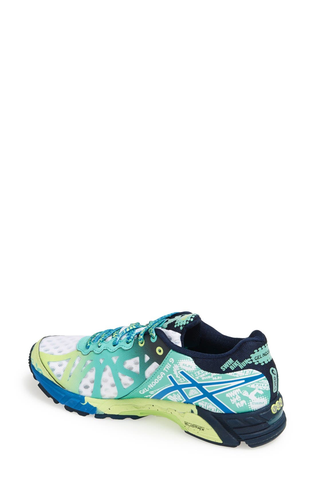 'GEL Noosa Tri 9' Tri Running Shoe, Alternate, color, WHITE/ BLUE/ MINT