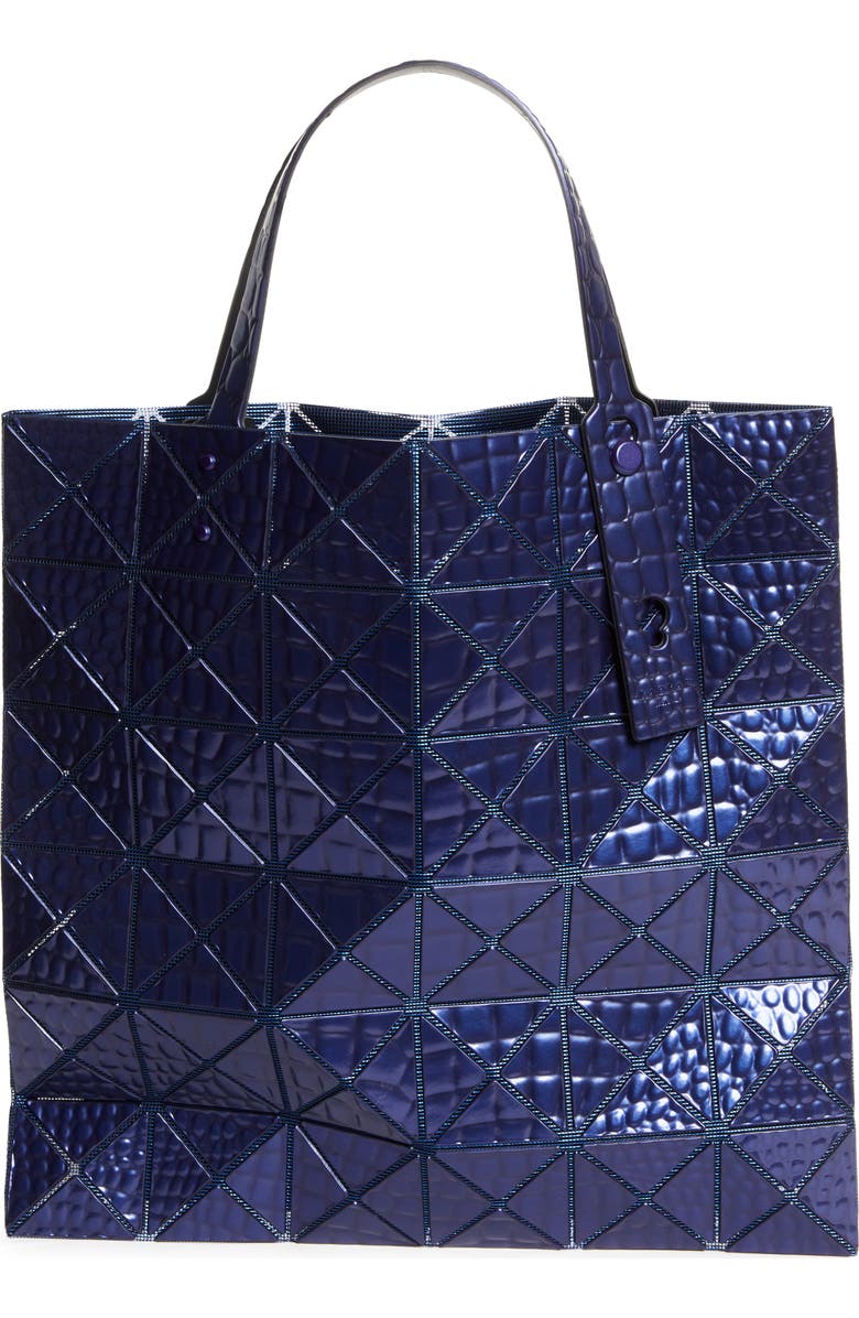 Bao Bao Issey Miyake Meta Kaiju Metallic Tote, Alternate, color, Blue