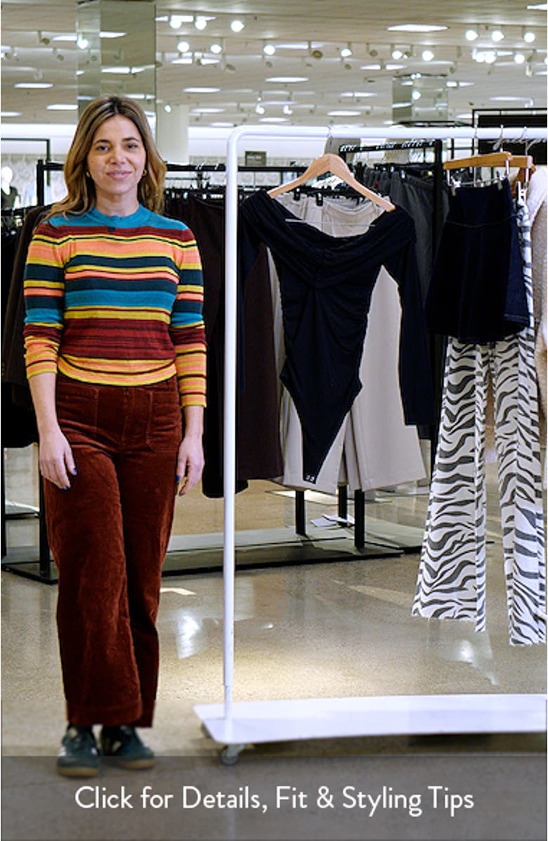 Julien Off the Shoulder Long Sleeve Bodysuit, sales video thumbnail