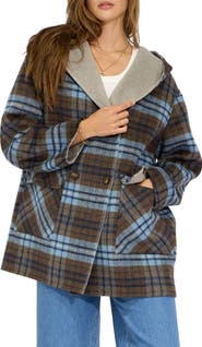 Belle & Bloom Coastal Edit Hooded Wool Blend Coat