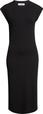 Jil Sander Back Slit Midi Dress