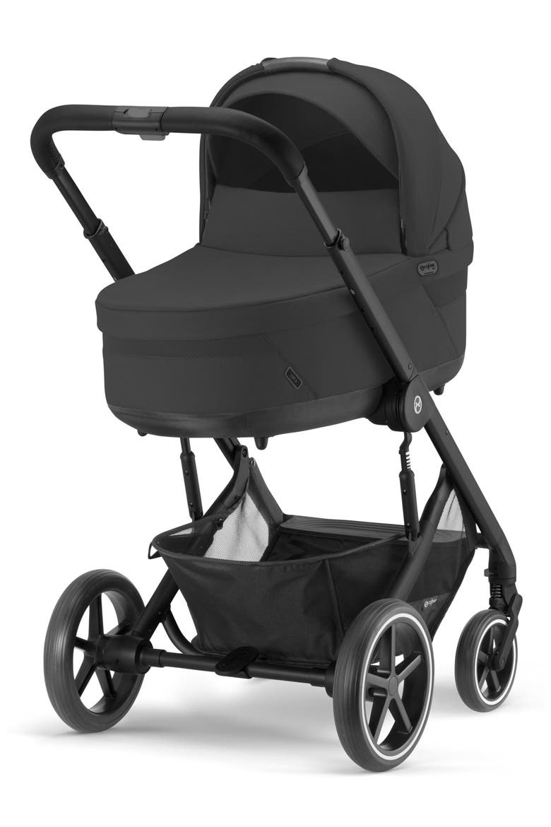Balios S Lux Stroller + S Lux Cot Travel System, Alternate, color, MOON BLACK
