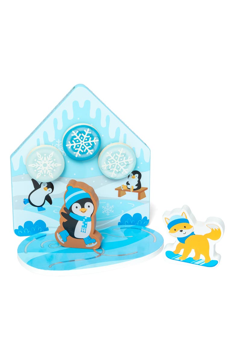 Melissa & Doug Winter Frost Wooden Gingerbread House Play Set, Alternate, color,