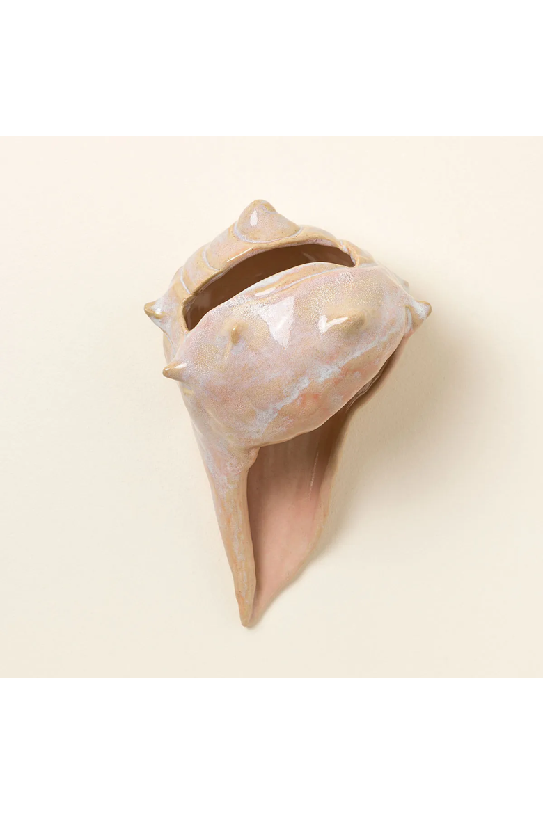 Hand Sculpted Conch Shell Speaker, Alternate, color, Multi