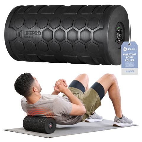 Surger Vibrating Foam Roller for Fitness & Mobility  4Speed Foam Roller